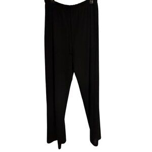 Kathy Lee Collection Black Polyester Pants SZ Large Vintage Career